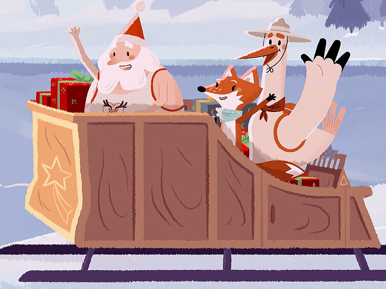 Weihnachten der Tiere